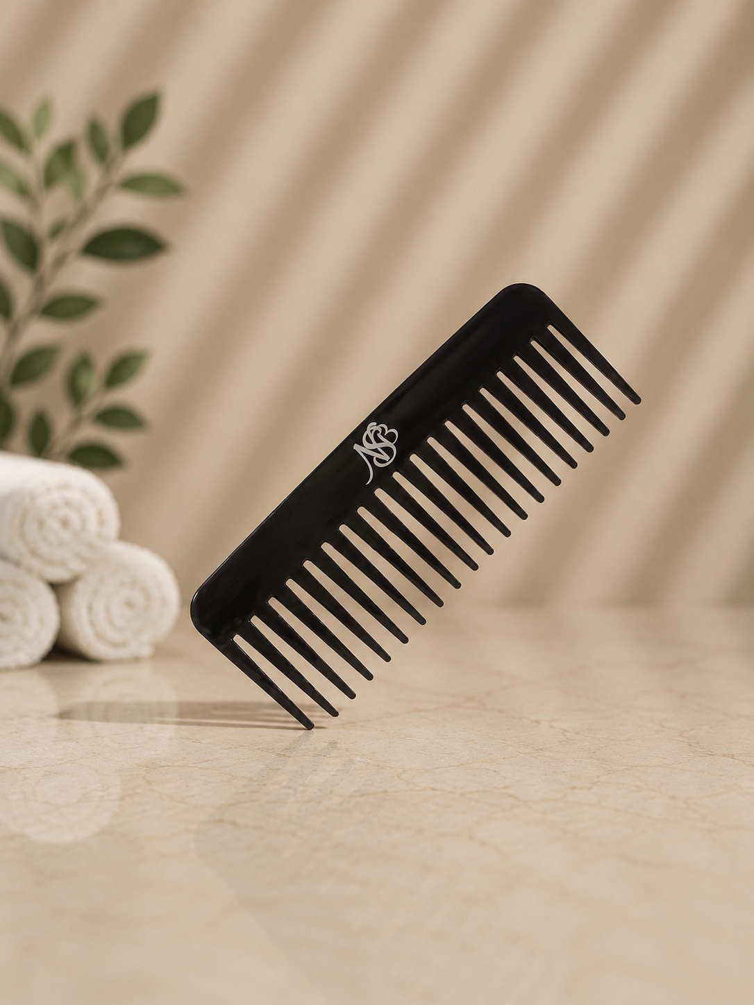 NSB Black Monogram Comb