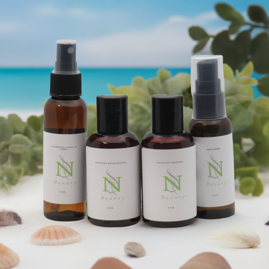 Nia Sade’ Travel Set – 4-Piece Moisturizing Hair Care Kit for Natural Hair